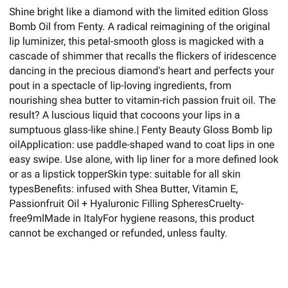 Fenty Beauty Gloss Bomb Oil - Coppa Cookie - Picture 3 of 5